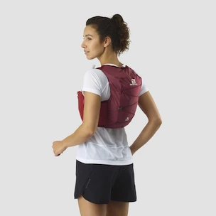 Dámska bežecká vesta Salomon  Skin 8 Set Earth Red/Cabernet