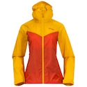 Dámska bunda Bergans  Microlight W Jacket Brick/Light Golden Yellow XL