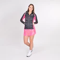 Dámska bunda BIDI BADU  Dania Tech Down Jacket Dark Grey/Pink