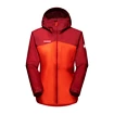 Dámska bunda Mammut  Kento Light HS Hooded Jacket Blood Red/Hot Red