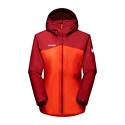 Dámska bunda Mammut  Kento Light HS Hooded Jacket Blood Red/Hot Red