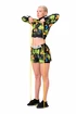Dámska bunda Nebbia Ocean Selected High-energy crop jacket 564 jungle green