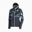 Dámska bunda Salomon  Agile FZ Hoodie Crystal Blue