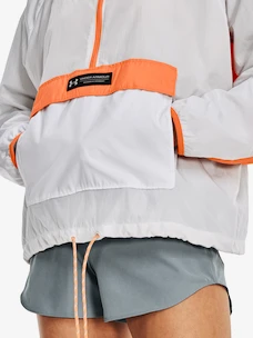 Dámska bunda Under Armour  Rush Woven Anorak-WHT M
