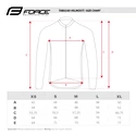 Dámska cyklistická softshellová bunda Force X80 modro-ružová