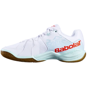 Dámska  halová obuv Babolat  Shadow Spirit White/Light Blue