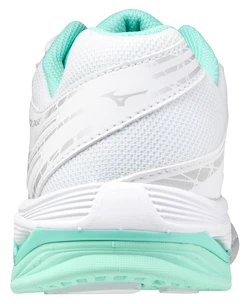 Dámska  halová obuv Mizuno  Wave Voltage White/Fiery Coral