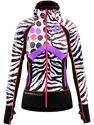 Dámska mikina Crazy Idea  Oxygen Light Black/Zebra