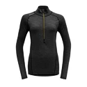 Dámska mikina Devold Running Woman Zip Neck Anthracite