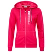 Dámska mikina Head  Club Greta Hoodie Magenta/White