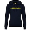 Dámska mikina Head Club Rosie Hoodie Dark Blue/Yellow