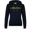 Dámska mikina Head Club Rosie Hoodie Dark Blue/Yellow