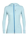 Dámska mikina Icebreaker  Quantum III LS Zip Haze/Azul