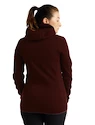 Dámska mikina Icebreaker  W Elemental LS Zip Hood ESPRESSO
