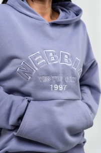 Dámska mikina Nebbia  Branded Oversized Hoodie purple M