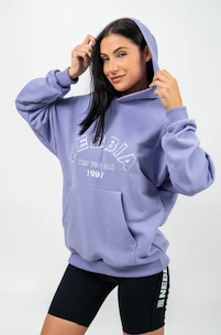 Dámska mikina Nebbia  Branded Oversized Hoodie purple M