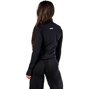 Dámska mikina Nebbia Deni x NEBBIA Fitness Zip Tracktop 314 black