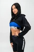 Dámska mikina Nebbia  Designer Cropped Hoodie black L