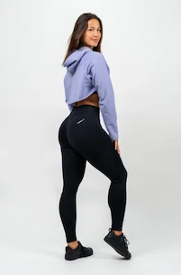 Dámska mikina Nebbia  Designer Cropped Hoodie purple M