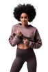 Dámska mikina Nebbia  Loose Fit Sweatshirt "Feeling Good" 420 brown