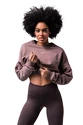 Dámska mikina Nebbia  Loose Fit Sweatshirt "Feeling Good" 420 brown