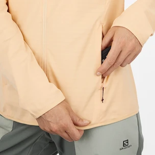 Dámska mikina Salomon  Outrack Full Zip Mid Apricot Ice