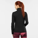 Dámska mikina Salomon  Outrack Full Zip Mid Black