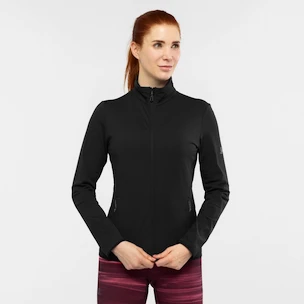 Dámska mikina Salomon  Outrack Full Zip Mid Black