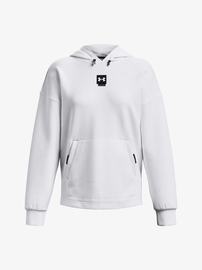 Dámska mikina Under Armour  Summit Knit Hoodie-WHT