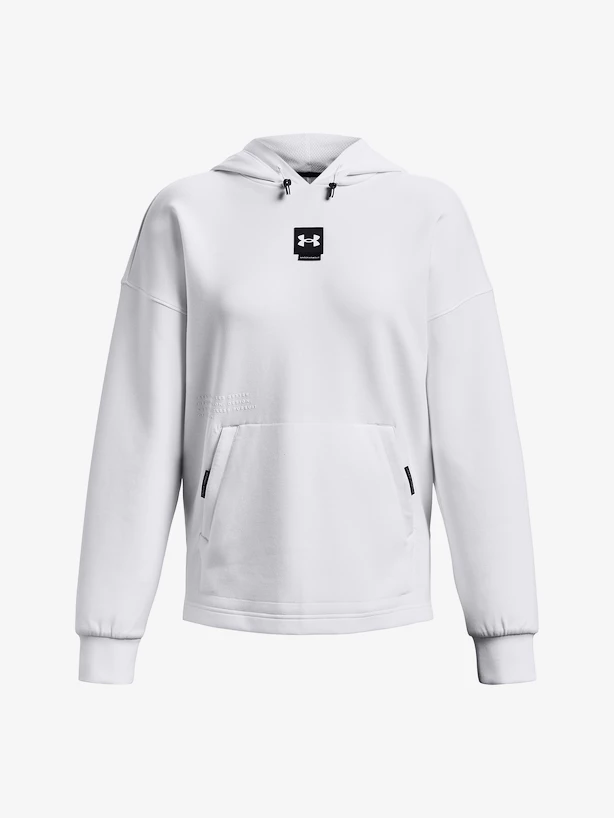 Dámska mikina Under Armour  Summit Knit Hoodie-WHT S