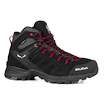 Dámska outdoorová obuv Salewa  WS Alp Mate Mid PTX Black Out/Virtual Pink