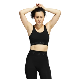 Dámska podprsenka adidas Aeroknit Light Support Bra Black