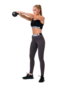 Dámska podprsenka Nebbia  Smart zip sports bra black XS
