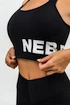 Dámska podprsenka Nebbia  Vystužená sportovní podprsenka s vysokou oporou GYM TIME Černá