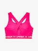 Dámska podprsenka Under Armour  Crossback Mid Bra-PNK