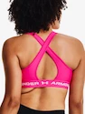 Dámska podprsenka Under Armour  Crossback Mid Bra-PNK