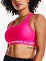 Dámska podprsenka Under Armour  Crossback Mid Bra-PNK S