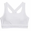 Dámska podprsenka Under Armour  Crossback Mid Bra-WHT