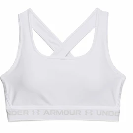 Dámska podprsenka Under Armour Crossback Mid Bra-WHT