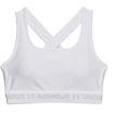 Dámska podprsenka Under Armour  Crossback Mid Bra-WHT M