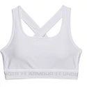 Dámska podprsenka Under Armour  Crossback Mid Bra-WHT M