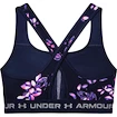 Dámska podprsenka Under Armour  Crossback Mid Print Midnight Navy