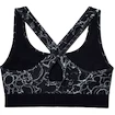 Dámska podprsenka Under Armour  Mid Crossback Printed Black