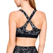 Dámska podprsenka Under Armour  Mid Crossback Printed Black