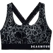 Dámska podprsenka Under Armour  Mid Crossback Printed Black  XS