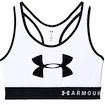 Dámska podprsenka Under Armour  Mid Keyhole Graphic White  S