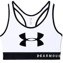 Dámska podprsenka Under Armour  Mid Keyhole Graphic White  S