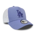 Dámska šiltovka New Era 9Forty A-Frame Trucker Essential MLB Los Angeles Dodgers Lavender/White