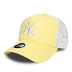 Dámska šiltovka New Era 9Forty Trucker League Essential MLB New York Yankees Yellow/White