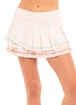 Dámska sukňa Lucky in Love  Sahara Pleat Tier Skirt White